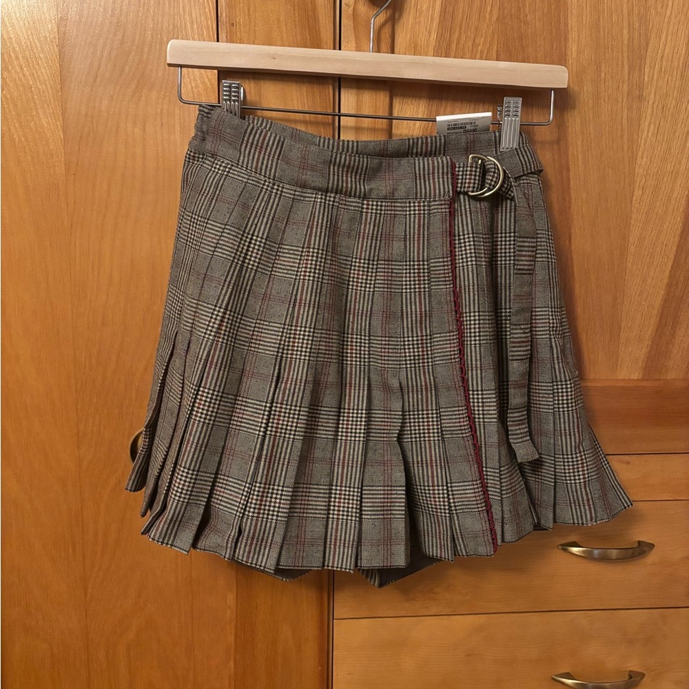 liz lisa plaid skirt built in shorts